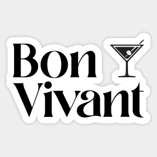 Bon vivant Sticker